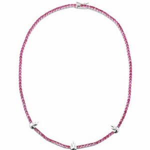 Lili Claspe Pink and Silver Flames Necklace 🔥